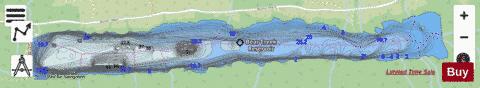 Bear Creek Reservoir depth contour Map - i-Boating App - Streets