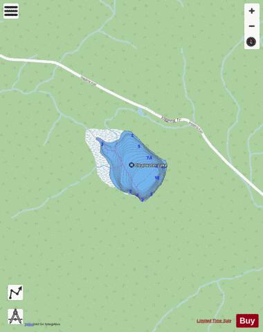 Clearwater Lake depth contour Map - i-Boating App - Streets