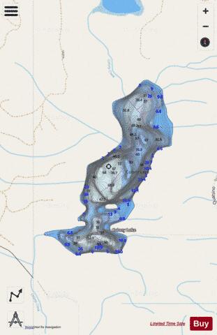 Colony Lake depth contour Map - i-Boating App - Streets