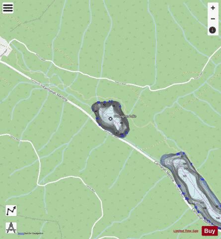 Darlington Lake depth contour Map - i-Boating App - Streets