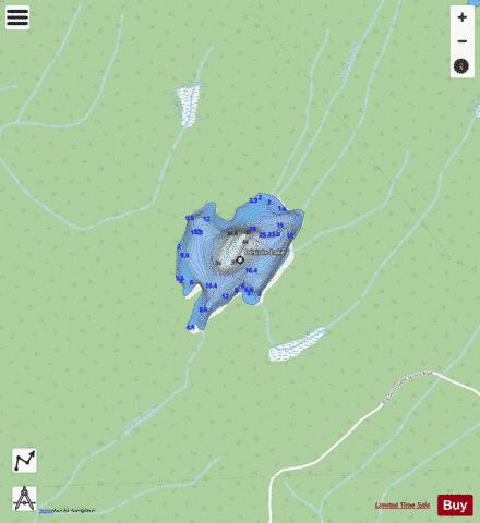 Desiree Lake depth contour Map - i-Boating App - Streets