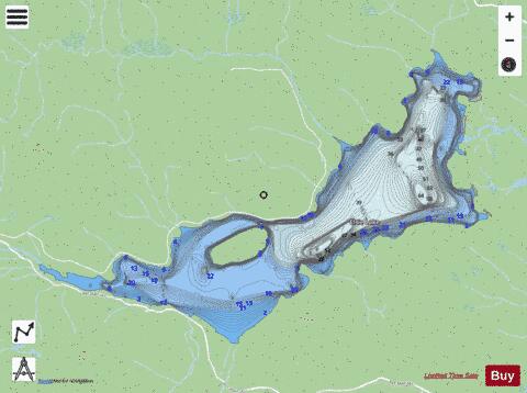 Elsie Lake depth contour Map - i-Boating App - Streets
