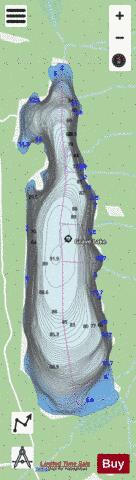 Grave Lake depth contour Map - i-Boating App - Streets
