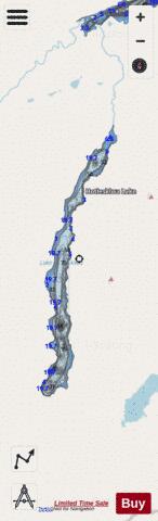 Hotlesklwa Lake depth contour Map - i-Boating App - Streets