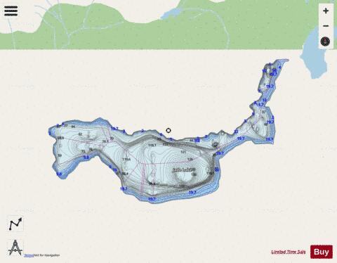 Jade Lake depth contour Map - i-Boating App - Streets