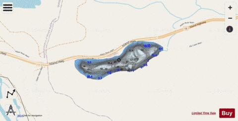 Keta Lake depth contour Map - i-Boating App - Streets