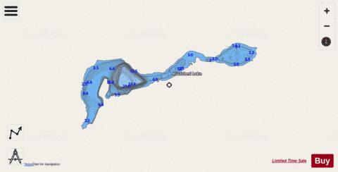 Kluachesi Lake depth contour Map - i-Boating App - Streets