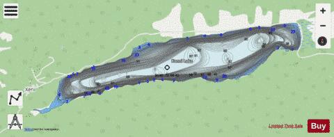 Konni Lake depth contour Map - i-Boating App - Streets