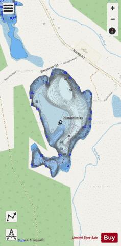 Marmot Lake depth contour Map - i-Boating App - Streets