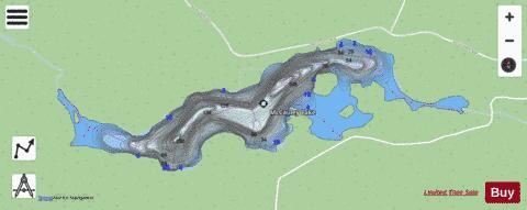 McCauley Lake depth contour Map - i-Boating App - Streets