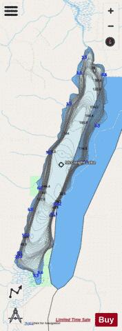 Mccreight Lake(Bear) depth contour Map - i-Boating App - Streets