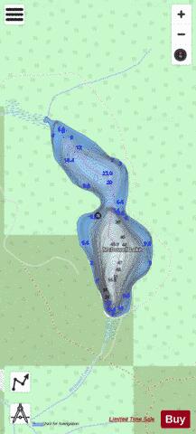 McDowell Lake depth contour Map - i-Boating App - Streets