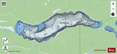 Norman Lake depth contour Map - i-Boating App - Streets