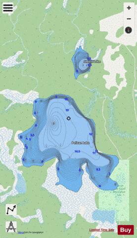 Pelican Lake depth contour Map - i-Boating App - Streets