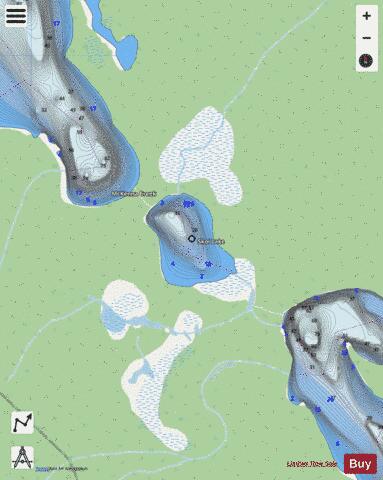 Skoi Lake depth contour Map - i-Boating App - Streets