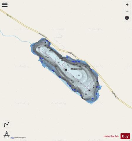 Staubert Lake depth contour Map - i-Boating App - Streets