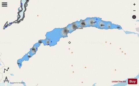Tahtsa Lake depth contour Map - i-Boating App - Streets