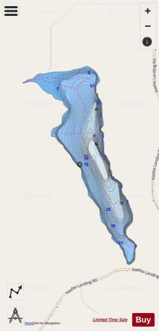 Tatalaska Lake depth contour Map - i-Boating App - Streets