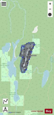 Thalia Lake depth contour Map - i-Boating App - Streets