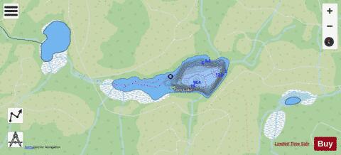 Tom Lake depth contour Map - i-Boating App - Streets