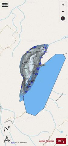Tsiko Lake depth contour Map - i-Boating App - Streets