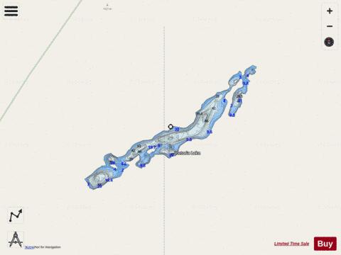 Victoria Lake depth contour Map - i-Boating App - Streets