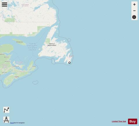 Gulf of Maine to\a Strait of Belle Isle including\y compris Gulf of St.Lawrence\ Marine Chart - Nautical Charts App - Streets