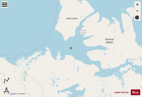 Amundsen Gulf Marine Chart - Nautical Charts App - Streets