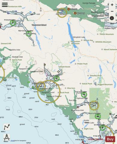 Nootka Sound to\à Quatsino Sound (part 2 of 2) Marine Chart - Nautical Charts App - Streets