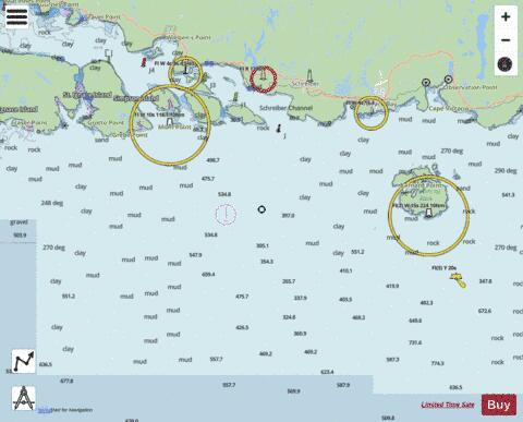 Jackfish Bay to St.Ignace Island Marine Chart - Nautical Charts App - Streets