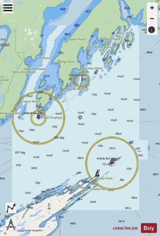 Passage Island to\a Thunder Bay Marine Chart - Nautical Charts App - Streets