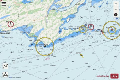 Main Duck Island to\a Scotch Bonnet Island Marine Chart - Nautical Charts App - Streets