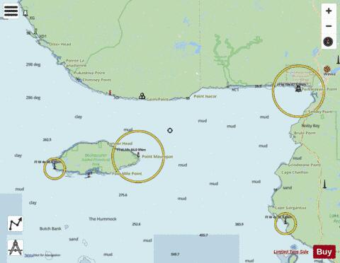 Cape Gargantua to\a Otter Head Marine Chart - Nautical Charts App - Streets