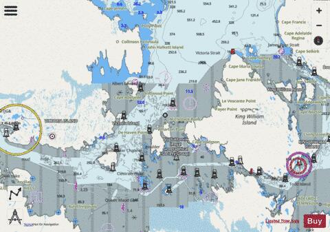 VICTORIA STRAIT Marine Chart - Nautical Charts App - Streets