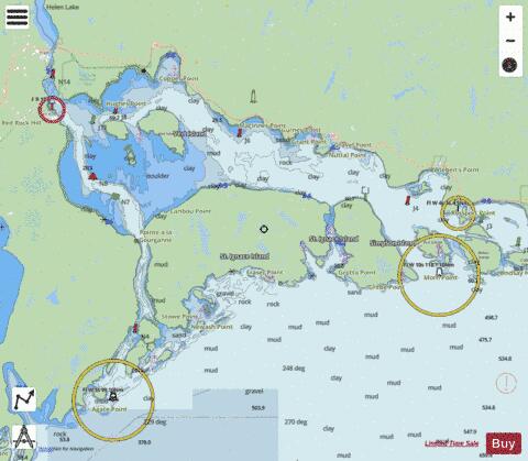 Nipigon Bay and Approaches Marine Chart - Nautical Charts App - Streets
