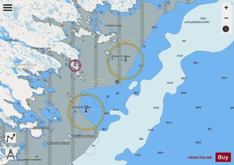 Whale Cove and Approaches / et Approches Marine Chart - Nautical Charts App - Streets