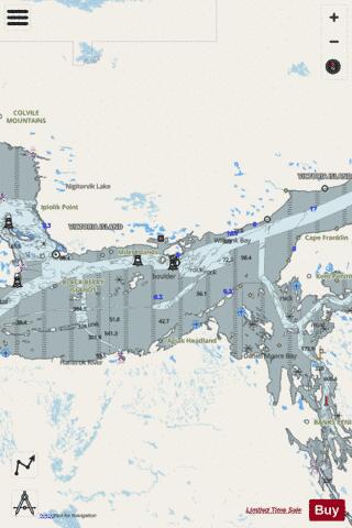 Coronation Gulf Eastern Portion/Partie est Marine Chart - Nautical Charts App - Streets