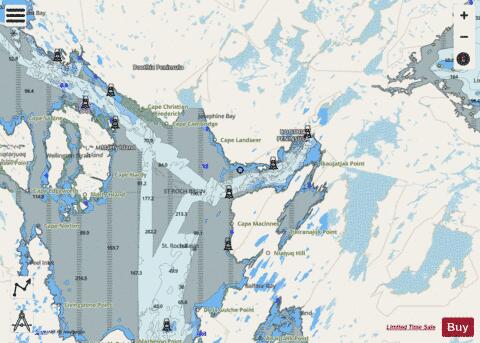 Spence Bay and Approaches/et les Approches Marine Chart - Nautical Charts App - Streets