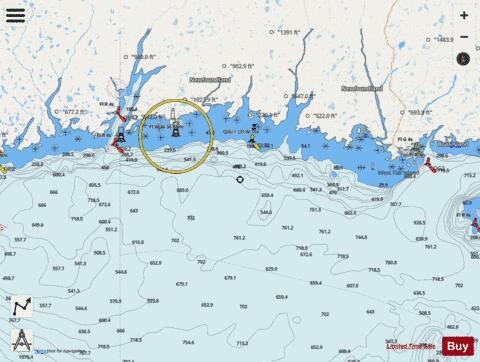 Garia Bay to/\xE0 Burgeo Marine Chart - Nautical Charts App - Streets