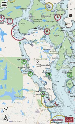 Discovery Passage Marine Chart - Nautical Charts App - Streets