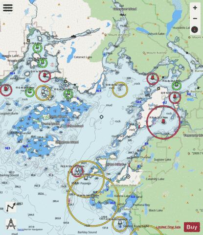 Barkley Sound (Part 2 of 2) Marine Chart - Nautical Charts App - Streets