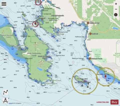 Welcome Passage Marine Chart - Nautical Charts App - Streets