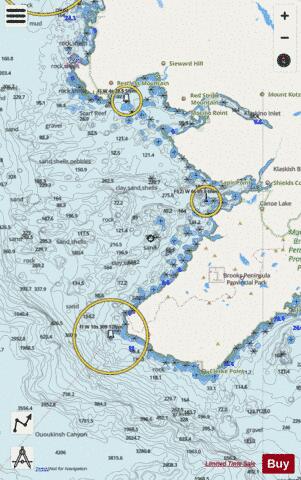 Brooks Bay Marine Chart - Nautical Charts App - Streets
