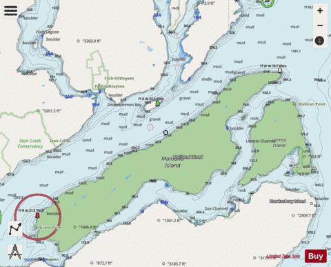 Douglas Channel - Central Portion\Partie Centrale Marine Chart - Nautical Charts App - Streets