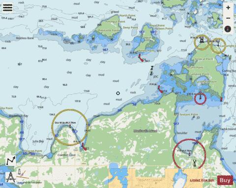 Clapperton Island to\a Darch Island Marine Chart - Nautical Charts App - Streets