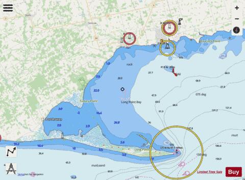 Long Point Bay Marine Chart - Nautical Charts App - Streets