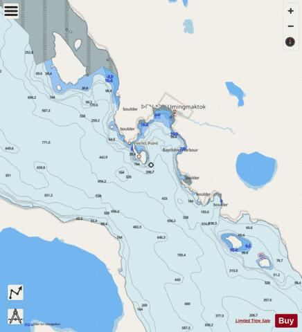Baychimo Marine Chart - Nautical Charts App - Streets