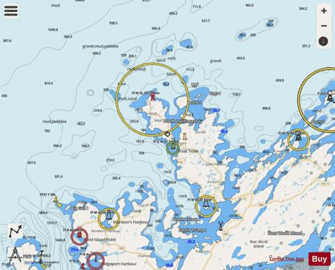 Bacalhao Island to Black Island Marine Chart - Nautical Charts App - Streets