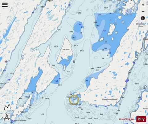 Presque Harbour to Bar Haven Island and Paradise Sound Marine Chart - Nautical Charts App - Streets