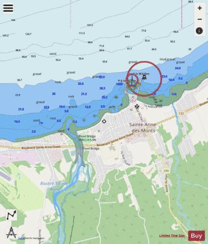 Sainte-Anne-des-Monts Marine Chart - Nautical Charts App - Streets